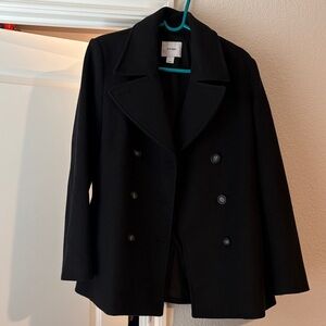 Old Navy Women's Black Pea Coat